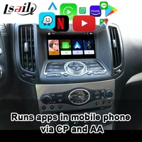 Lsailt واجهة فيديو مشغل سيارة لاسلكي ل Infiniti Q40 G37 G25 Q60 الحل التلقائي أندرويد ، سبوتيفاي ، خريطة جوجل