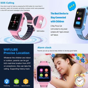 Reloj inteligente de seguridad para niños, dispositivo con recordatorio de emergencia, 4G, cámara, videollamada, gps, sim, 4g - Product Image 5