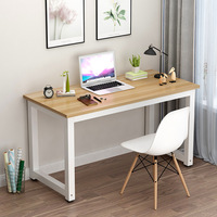 Simple Wooden Desktop Computer Desk for Office Conference Student Writing or Home Use