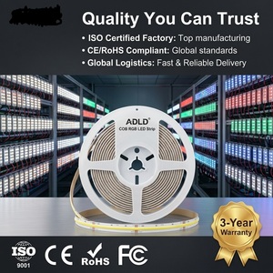 Ultra High Density 840LEDs/m COB RGB LED <b>Strip</b> Light 24V Waterproof Flexible RGB LED <b>Strip</b> for Gaming Room Project - Product Image 3