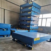 Rampe de chargement hydraulique à trois points pour conteneurs de camions, réglable, en acier haute résistance