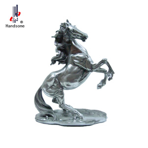 14 pulgadas hermoso caballo escultura estatua de bronce antiguo caballo - Product Image 1