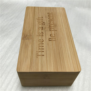 Personalisasikan kotak kemasan bambu kayu berlogo kecil tutup magnetik kayu kenang-kenangan memori harta karun dada kotak kayu hadiah untuk kerajinan - Product Image 2