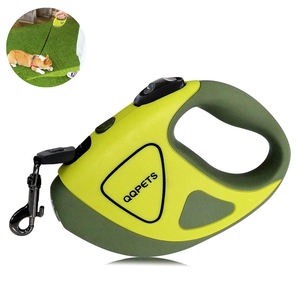 개를 위한 <span class=keywords><strong>LED</strong></span> 조명 개폐식 가죽 끈-맞춤형 로고, 색상 옵션 및 안전 핸들 - Product Image 1