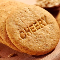 Boîte-cadeau familiale de 800g Biscuits à l'avoine et à grains entiers au goût sucré Entreprise d'exportation dans un sac d'emballage