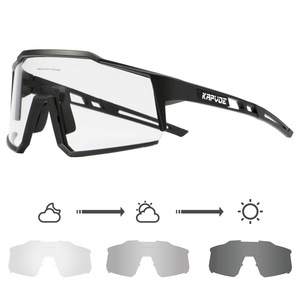 Lunettes de cyclisme KAPVOE photochromiques à monture intégrale, coupe-vent, pour le sport en extérieur - Product Image 1