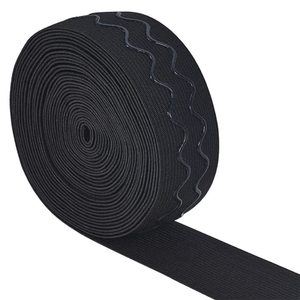 Banda de agarre elástica de silicona antideslizante para coser técnicas tejidas con <span class=keywords><strong>cord</strong></span>ón de elasticidad de correa de nailon Spandex elástico - Product Image 1
