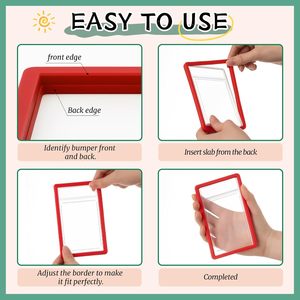 Bumper Guard for PSA Graded <b>Cards</b> ONLY Stackable Protector <b>Card</b> Case Prevents Scratches Chips Cracks Easy Install TPU Material - Product Image 2