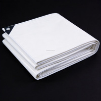 Bâche tissée enduite de PVC 800 g/m² en gros, imperméable, résistante aux UV, coupe-vent, pliable, pour abri de voiture extérieur et couverture de tente