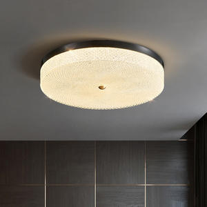 Lámpara de Techo LED Moderna y Minimalista de Cobre para Dormitorio Principal y Entrada, de Alta Gama, 6000K CCT, con Certificación SAA - Product Image 3