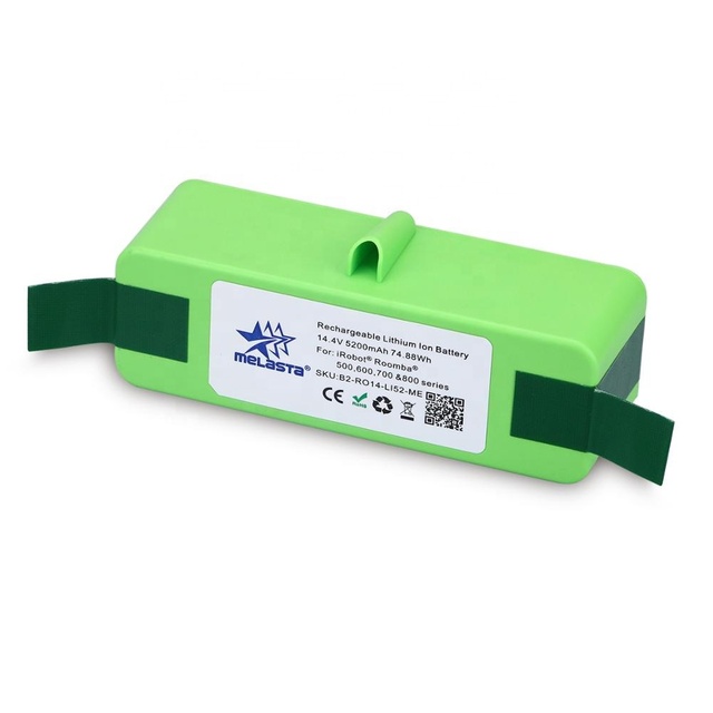 Melasta 14.4V 5800mAh Li-ion Replacement Battery for IRobot Roomba Vacuum Cleaner 500 600 700 800 900 Series