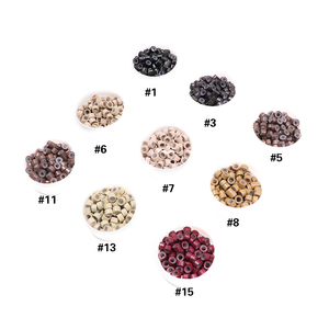 <span class=keywords><strong>Micro</strong></span> perles doublées en silicone, 5mm, outil pour Extensions de cheveux humains, 1000 pièces, offre spéciale - Product Image 6