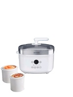 TONZE Mijoteuse en céramique multifonction 2,5 L double pot micro-ordinateur