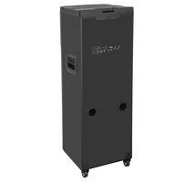 Enceinte de fête sans fil WiFi puissante avec double subwoofer 12'' 240W de puissance de crête, haut-parleur Bluetooth et machine de karaoké avec écran tactile