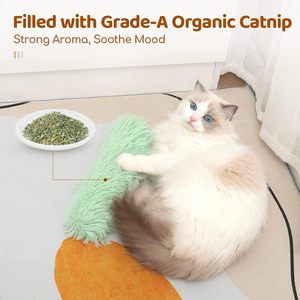 Juguetes para Gatos, Almohadas, Paquete de 3, Suaves y Duraderas, con Sonido de Papel Arrugado, Peluche de Gelatina con Catnip en el Interior, Interactivos para <span class=keywords><strong>Gatitos</strong></span> - Product Image 3