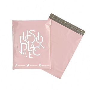 Green Material Mailer Bag 10*13 Tshirt for Apparel Packaging Printed Poly Mailing Bags with Handle Express Bag Courier Delivery - Product Image 1