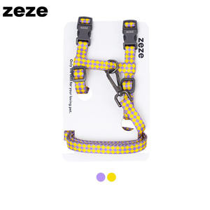 สายจูงสัตว์เลี้ยง <span class=keywords><strong>Zeze</strong></span>, สายจูงแมว, ชุดสายรัดและสายจูงแมวแบบปรับได้, สายรัดสัตว์เลี้ยงที่ระบายอากาศได้ดีและทนทานสำหรับแมวขนาดเล็กถึงขนาดกลาง - Product Image 6