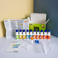 Meilleur kit de test de sol en acier pour pelouse et jardin Analyse complète et précise des nutriments et du pH Utilisation de l'eau liquide Garantie 1 an