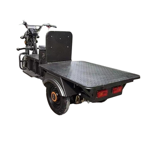 Triciclo de camión plano eléctrico <span class=keywords><strong>con</strong></span> batería de tres ruedas de 72V, 2000W, 1000kg, entrega urgente de carga para motocicletas eléctricas de carga - Product Image 1