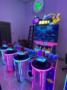 Pantalla HD de 85 pulgadas, juego de arcade para interiores, <span class=keywords><strong>Software</strong></span> de juego de peces, máquina de pesca VR que funciona con monedas para parque de juegos - Product Image 6