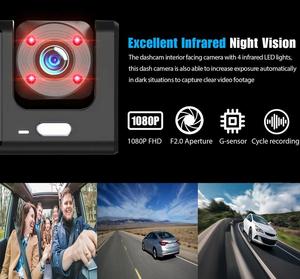Bán buôn 1080P 2-kênh xe tự động DVR Xe camdash hộp đen Video Recorder với <span class=keywords><strong>Rear</strong></span> <span class=keywords><strong>View</strong></span> MicroSD phương tiện truyền thông hỗ trợ - Product Image 3