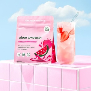 Bebida de Proteína de Suero de Leche y Colágeno Transparente de Marca Privada, 20 g de Proteína, <span class=keywords><strong>0</strong></span> Azúcar, Bebida de Proteína Ligera con Sabor Afrutado para Mujeres - Product Image 1