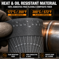 Ruban de mesure industriel enveloppant pour tuyaux, outil de marquage à 360 degrés pour les plombiers et les soudeurs