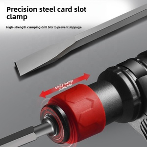 <span class=keywords><strong>Perceuse</strong></span> à percussion industrielle 110V/220V 26MM, <span class=keywords><strong>mandrin</strong></span> rotatif pour béton, <span class=keywords><strong>perceuse</strong></span> à percussion, <span class=keywords><strong>perceuse</strong></span> électrique légère pour le bricolage - Product Image 3