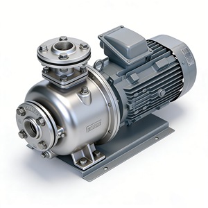Kawamoto Kr Stainless Steel Centrifugal <b>Pump</b> 304 <b>Electric</b> Three Phase Motor 1/2 In Discharge <b>Water</b> Use - Product Image 3