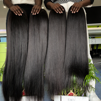 Peluca de Cabello Humano Liso Indio Virgen de 40 Pulgadas, Encaje Frontal HD 13x6, Densidad 150% 180% 250%, Proveedor Mayorista