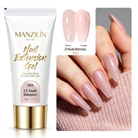 Polygel pour extensions d'ongles 12 couleurs, Gel de construction UV LED à durcissement rapide, sans HEMA ni TPO, Kit Polygel pour Nail Art, Manucure à domicile et en salon