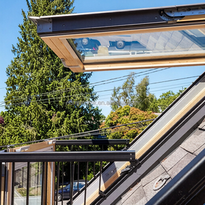 Aluminiumfenster für Häuser Dachfenster Oberlichtfenster mit Mückennetz Sonnendach für Haus Dachboden Villa Wintergarten - Product Image 3