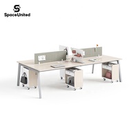 Postes de travail modernes en acier pour personnel d'hôtel et d'école SpaceUnited - Bureaux de haute qualité