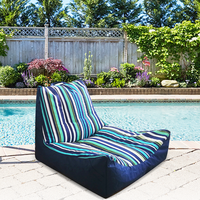 Piscine extérieure flottant grand grand pouf housse de chaise natation pouf chaise adultes flottant pouf