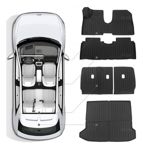 Tapis de sol de voiture complet en matériau TPE respectueux de l'environnement avec motif de Grain de riz Unique pour <span class=keywords><strong>Hyundai</strong></span> <span class=keywords><strong>IONIQ</strong></span> <span class=keywords><strong>5</strong></span> - Product Image 2