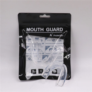 Protège-dents de sport souple transparent en EVA <span class=keywords><strong>pour</strong></span> la <span class=keywords><strong>boxe</strong></span>, le basketball, le football – Équipement de protection anti-molaire avec logo personnalisé - Product Image 2