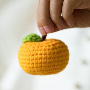 Diy 4 estilo fruta llavero tejido lindo mochila colgante ganchillo Kit chica accesorios moda a juego - Product Image 5