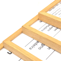 Marco de Fotos de Madera Natural Tamaño A4, Marco Moderno Minimalista para Exhibición de Pósteres, Marco de Madera Personalizado para Decoración del Hogar y Oficina