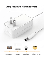 Adaptateur secteur AC/DC mural de haute qualité, adaptateur d'alimentation à commutation 24V 1A pour éclairage LED avec adaptateur de charge conforme à la norme ROHS