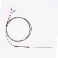 Sonda de Sensor de Temperatura de Alta Temperatura Tipo Aguja de Estilo de Transición de Termopar Blindado Tipo K de Alto Rendimiento