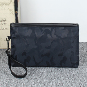 High Quality Pu Leather <b>Men's</b> <b>Clutch</b> <b>Bag</b> with Zipper Closure Fashion Style Customizable Logo OEM Service - Product Image 2