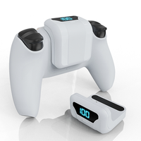 Batterie Externe Rechargeable de Secours avec LED 1500 mAh pour PlayStation 5, Bloc-pile pour Manette PS5, Power Bank