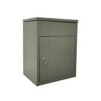 Boîte à colis murale en acier inoxydable de haute qualité, étanche et antivol, pour la livraison de colis express, boîte à lettres extérieure