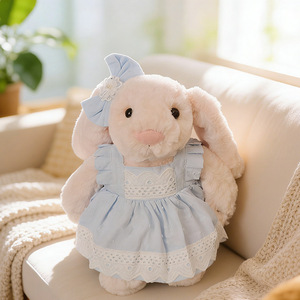 Vestito e Pigiama per Coniglietto, Decorazione e Regalo per Ragazze, Accessori Carini Fatti a Mano per Giocattoli di Peluche da 32/35cm - Product Image 2