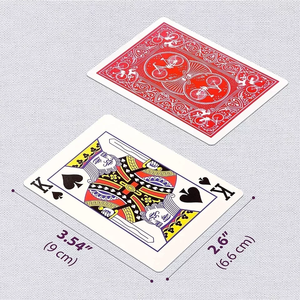 Jeu de cartes Secret Marked Deck~Bicycib Trapezoidal Card~Bicycle Style Svengali Deck~Magic Trick Cards~Stripper Deck with Ultimate <span class=keywords><strong>WOW</strong></span> Trick - Product Image 2