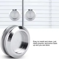 Poignée de porte en verre sans cadre, robuste et durable, recommandée par Alibaba, pour salles de bain et hôtels, étanche, garantie 3 ans, installation facile