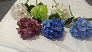 Nhà máy trực tiếp hoa nhân tạo <span class=keywords><strong>Silicone</strong></span> tráng cảm ứng thực sự Hydrangea để bán - Product Image 5