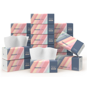 <b>Orange</b> Girl Facial Tissue 350 Sheets 5 Layers Virgin Wood Pulp Premium Quality <b>Paper</b> Napkins - Product Image 4