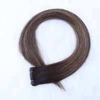 Extensions de cheveux vierges Genius Weft à double trame, cuticules alignées, 100 % cheveux humains bruts, balayage, 24-26 pouces, vente en gros