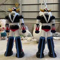 Sculpture en fibre de verre personnalisable du modèle Grendizer, base de robot, pour hall d'exposition Transformers, artisanat moderne en résine